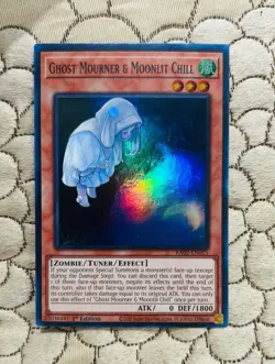Ghost Mourner & Moonlit Chill RA02-EN015 Ultra Rare 1st Edition Yugioh TCG NM - Image 1