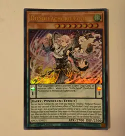 YuGiOh - Dosolfachord Coolia - ANGU-EN021 - 1st Ed. - Ultra Rare - LP - Image 1