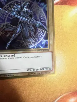 Dark Magician MVP1-ENG54 Movie Gold Misprint Anubis Missing Near Mint Yugioh TCG - Image 2