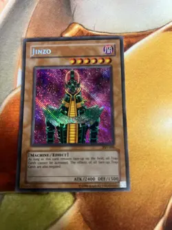 Jinzo PSV-000 Secret Rare Misprint Wrong Foil Reverse Light Play Yugioh TCG - Image 1