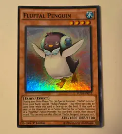 YuGiOh - Fluffal Penguin - FUEN-EN015 - Super Rare - 1st Edition- LP - Image 1