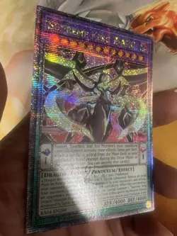 Supreme King Z-ARC MISPRINT Quarter Century RA04-EN284 Near Mint Yugioh TCG - Image 1