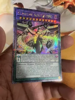 Supreme King Z-ARC MISPRINT Quarter Century RA04-EN284 Near Mint Yugioh TCG - Image 2