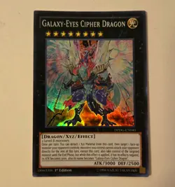 YuGiOh - Galaxy-Eyes Cipher Dragon - DPDG-EN040 - Super Rare - 1st Ed. - LP - Image 1