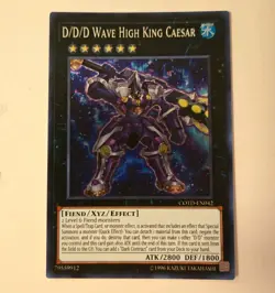 YuGiOh - D/D/D Wave High King Caesar - COTD-EN042 - Super Rare - Unlimited - LP - Image 1
