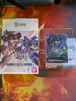 Gundam Card Game ST05 Iron Bloom Starter Deck English (NO EXTRA PACK) - Image 1