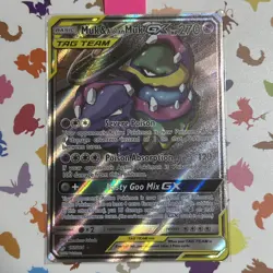 Pokemon TCG Muk Alolan Muk GX Full Art Holo Card 197/214 Sm-Unbroken Bonds - Image 2