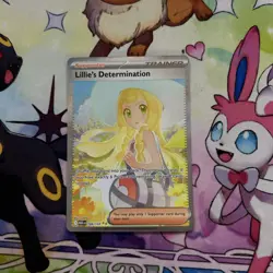 Pokemon TCG Lillie’s Determination SIR 184/132 ENGLISH Mega Evolution Card - Image 1