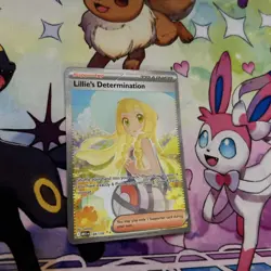 Pokemon TCG Lillie’s Determination SIR 184/132 ENGLISH Mega Evolution Card - Image 2