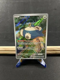 Pokemon TCG Snorlax Promo Holo Card 151 Scarlet and Violet 051 - Image 1