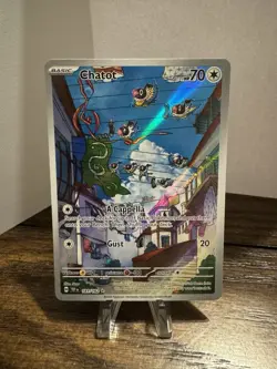 Pokemon TCG Chatot Card 181/162 IR SV05: Temporal Forces 2024 NM Condition - Image 1