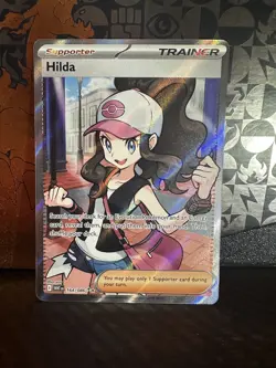 Pokemon TCG White Flare Hilda 164/086 Full Art Trainer Ultra Rare NM Card - Image 1