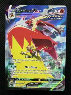 Pokemon Card TCG Blaziken VMAX TG15/TG30 - Silver Tempest Trainer Gallery B - Image 3