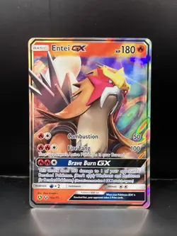 Pokemon TCG Entei GX Shining Legends 10a/73 Card | Near Mint - Image 1