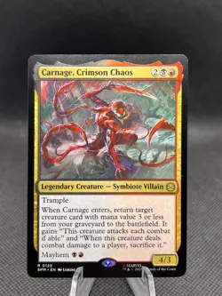 Magic the Gathering Spider-Man Carnage Crimson Chaos Card Non Foil - Image 1