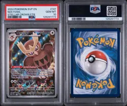 Noctowl 141 Sv: Scarlet & Violet Promo Cards Holo Psa 10 - Image 3
