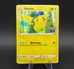 Pikachu Prismatic Evolutions Pokemon Go All Holo 3 Card Pikachu Set Near Mint + - Image 3