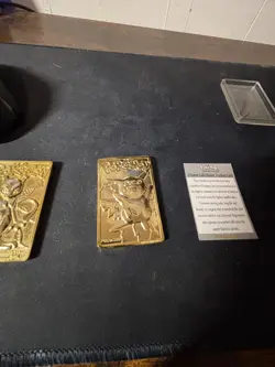 gold plated pokemon cards 1999 #25 PIKACHU & #150 MEWTWO - Image 5