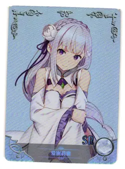 Emilia - NS-2M08SR-01 Goddess Story Anime TCG CCG Collectible Card - Image 1
