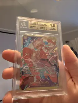 BGS 9.5 MONKEY D LUFFY OP05-119 SEC AWAKENING NEW ERA ONE PIECE CARD JAPANESE - Image 3