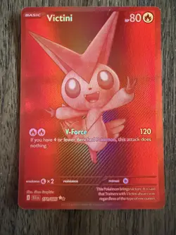 2025 Pokemon TCG Black Bolt White Flare Red Victini BWR 171/086 - ENGLISH Card - Image 1