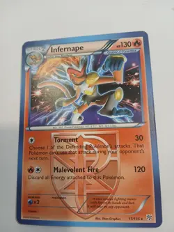 Infernape 17/135 Plasma Storm Reverse Holo Rare Pokemon TCG Card - Image 1