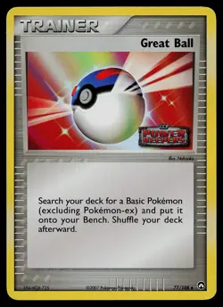 Pokemon Card - Great Ball Stamped Power Keepers 77/108 Reverse Holo - Image 1
