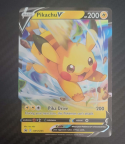 PIKACHU VMAX SWSH286 & PIKACHU V SWSH285 PROMO CARDS NM Pokemon TCG Black Star - Image 3