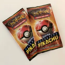 2019 Pokemon Detective Pikachu 2-card Packs Lot of 2 Factory Sealed ~ Promo Holo - Image 1
