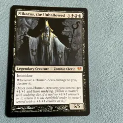 MTG -Mikaeus, the Unhallowed- Dark Ascension- LP MAGIC CARD - Image 1