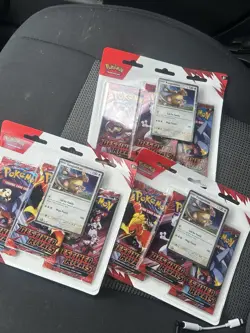 Pokemon TCG Scarlett And Violet Destined Rivals (3) 3 Card Blister - Image 1