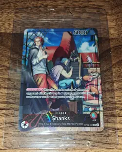 One Piece SHANKS OP09-001 - Promo Card PSA Limited Edition July 2025 SEALED - Image 1