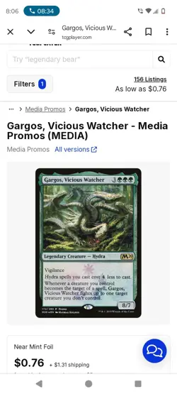 Gargos, Vicious Watcher Promo Pack: Core Set 2020 Foil - Image 1