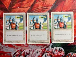 MTG Crusade 4th Edition Lot of x3 - Image 1