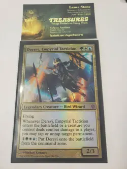 MTG Derevi, Empyrial Tactician (oversized) Commander Foil 2013 - Image 1
