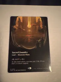 Sacred Foundry (Borderless) Magic the Gathering Edge of Eternities Regular - Image 1
