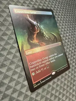 MTG Copperline Gorge #371 Foil Borderless Rare Phyrexia: All Will Be One (ONE) - Image 2