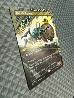 MTG Debris Beetle #0322 Borderless Rare Aetherdrift (DFT) - Image 3