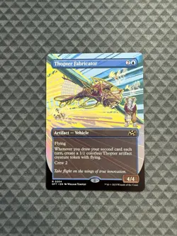 MTG Thopter Fabricator #0304 Borderless Rare Aetherdrift (DFT) - Image 1