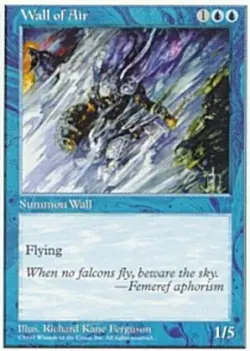 4x Wall of Air NM-Mint, English 5th Edition MTG Magic - Image 1