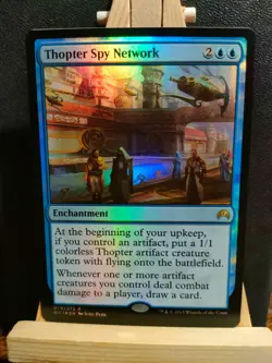 Thopter Spy Network FOIL - Magic Origins - Rare - NM to LP (see pics) MTG - Image 1