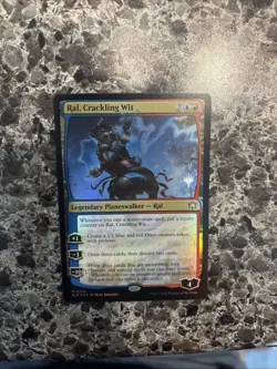 Ral, Crackling Wit Bloomburrow Promo Pack Foil Mythic Rare NM Free Shipping - Image 1