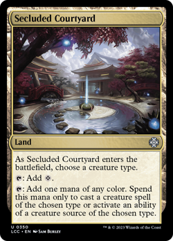 Secluded Courtyard - 350 - Commander: The Lost Caverns of Ixalan - Image 1