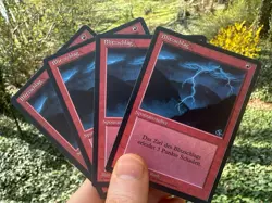 4x German FBB • Lightning Bolt • Pack Fresh • Mtg (1218) - Image 1
