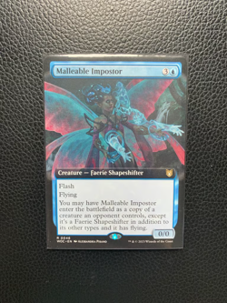 MTG Malleable Impostor (Extended Art) (WOC 0046) - Image 1