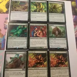 Magic The Gathering Mono Green Mix Rarity Lot Commander Edh - Image 2