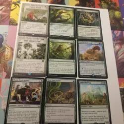 Magic The Gathering Mono Green Mix Rarity Lot Commander Edh - Image 5