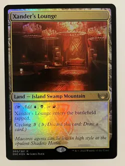 Xander's Lounge Streets of New Capenna Foil MTG NM - Image 1