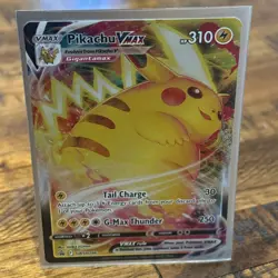 Pokemon Card TCG - Pikachu V & VMAX SWSH285 SWSH286 Black Star Promos - NM - Image 3