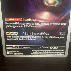 Pokemon TCG Obsidian Flames Bellibolt Full Art Illustration Rare 201/197 NM - Image 3